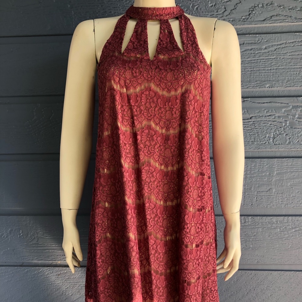 Blush Lace Dress
